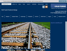Tablet Screenshot of coldforge.com.au